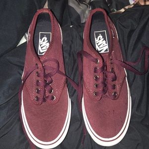 Maroon Vans